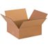 Box Partners Flat Corrugated Boxes 13"x13"x5" Kraft Package Of 25