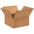 Box Partners Flat Corrugated Boxes 12"x12"x6" Kraft Package Of 25