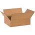 Box Partners Flat Corrugated Boxes 13"x9"x4" Kraft Package Of 25