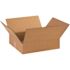 Box Partners Flat Corrugated Boxes 14 3/8"x12"x3 1/2" Kraft Package Of 25