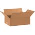 Box Partners Flat Corrugated Boxes 15"x10"x5" Kraft Package Of 25