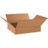 Box Partners Flat Corrugated Boxes 18"x14"x4" Kraft Package Of 25