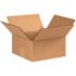 Box Partners Flat Corrugated Boxes 7"x7"x3" Kraft Package Of 25
