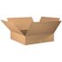 Box Partners Flat Corrugated Boxes 30"x30"x8" Kraft Package Of 10
