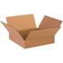 Box Partners Flat Corrugated Boxes 13"x13"x3" Kraft Package Of 25