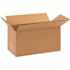 Box Partners Long Corrugated Boxes 10"x5"x5" Kraft Package Of 25