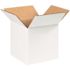 Box Partners Corrugated Boxes 5"x5"x5" White Package Of 25