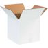 Box Partners Corrugated Boxes 12"x12"x12" White Package Of 25