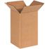 Box Partners Tall Corrugated Boxes 6"x6"x10" Kraft Package Of 25