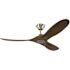 Generation Lighting Maverick Ll 52 In Ceiling Fan W/ Remote Control (Brushed Steel)