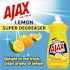 Ajax Dish Detergent, Lemon Scent, Carton Of 9