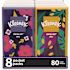 Kleenex Facial Tissue Pocket Packs, 3-Ply White, 10/pouch, 8/pack, Carton Of 12