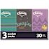 Kleenex Facial Tissue Pocket Packs, 3-Ply, 30 Sheets/pack, Carton Of 1080
