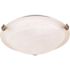 Satco Brushed NICKEL 16 Tri Clip Flush Fixture