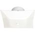 Satco White Two-Light 12 Square Ceiling Mount