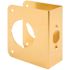 Defender Security 1-3/4in 4-1/2in Brass Lock Door Enforce,2-1/8in,2-3/8in
