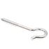 Generic Round Bend Screw Hooks,zinc, Package Of 10
