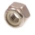 Generic Nylon Insert Lock Nuts, 5/16 In.-18, Stainless Steel, Package Of 50