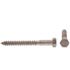 Generic Hex Lag Screws A307 Grade A Hot Dip Galvanized Steel 3/8 X 3-1/2" Package Of 50