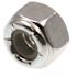 Generic Nylon Insert Lock Nuts, 1/4 In.-20, Grade 2 Zinc Steel, Package Of 25