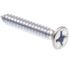 Generic Sheet Metal Screws,#12 X 1-1/2in, Zc Steel, Package Of 100