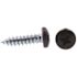 Generic Sheet Metal Screws, Self-Tap, Phillips Drive, Black, Package Of 25