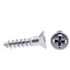 Generic Wo Screws, Flat Hd, Phillips Dr, #4 ,zinc, Package Of 50