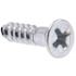Generic Wo Screws, Flat Hd, Phillips Dr, #4 ,zinc, Package Of 50