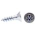 Generic Wo Screws, Flat Hd, Phillips Dr, #16 1 In,zinc, Package Of 10