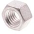 Generic Finished Hex Nuts, 3/8 In-16, Alum, Package Of 25