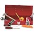 Great Neck 16-Piece Light-Duty Office Tool Kit, Metal Box, Red