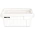 Rubbermaid Commercial 14 Gal White Polylne Brute Strge Tote Wh Lid Package Of 6