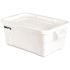 Rubbermaid Commercial 14 Gal White Polylne Brute Strge Tote Wh Lid Package Of 6