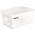 Rubbermaid Commercial 14 Gal White Polylne Brute Strge Tote Wh Lid Package Of 6