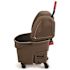 Rubbermaid Commercial Wavebrake 1120 Oz Brown Mop Bucket With Down Press Wringer