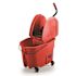 Rubbermaid Commercial Wavebrake 1120 Oz Red Mop Bucket With Down Press Wringer
