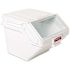 Rubbermaid Commercial Prosave 12.6 Gal Wte Pltc Slf Ingrdint Bin Wth 2-Cup Scoop