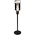 Rubbermaid Commercial Black Hand Sanitizer Station Metal Stand Only