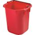 Rubbermaid Commercial 5 Qt Red Heavy-Duty Cleaning Pail Package Of 4