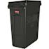 Rubbermaid Commercial Slim Jim 16 Gal Black Trash Can, Package Of 4
