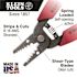 Klein Tools Wire Stripper And Cutter For 8 To 16 AWG Stranded Wire