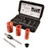 Klein Tools 3-Piece Electrician's Hole Saw Kit With Arbor