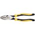 Klein Tools 9'' Journeyman High-Leverage Side-Cutting Connector Crimping Pliers