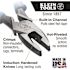 Klein Tools Journeyman High-Leverage Side-Cutting Connector Crimp/pulling Pliers