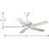 Progress Lighting Airpro Performance 52 In Indoor Ceiling Fan (White)