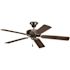Progress Lighting Airpro Builder 52 In Indoor Ceiling Fan (Antique Bronze)