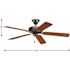 Progress Lighting Airpro Builder 52 In Indoor Ceiling Fan (Antique Bronze)