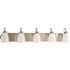 Progress Lighting Gather Collection Brushed NICKEL Five-Light Bath Fixture