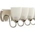 Progress Lighting Gather Collection Brushed NICKEL Five-Light Bath Fixture