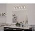 Progress Lighting Gather Collection Brushed NICKEL Five-Light Bath Fixture